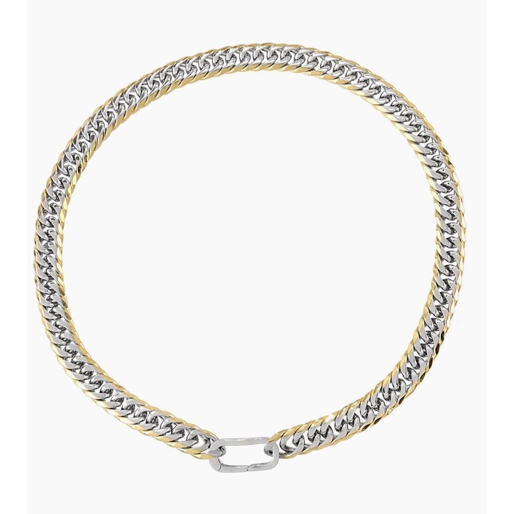 Artizan Joyeria “Just Click” Two Tone Necklace